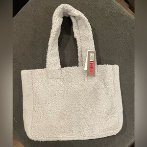 32 Degrees Heat Women's Sherpa Tote Bag / Purse. Color - Monument New with Tags